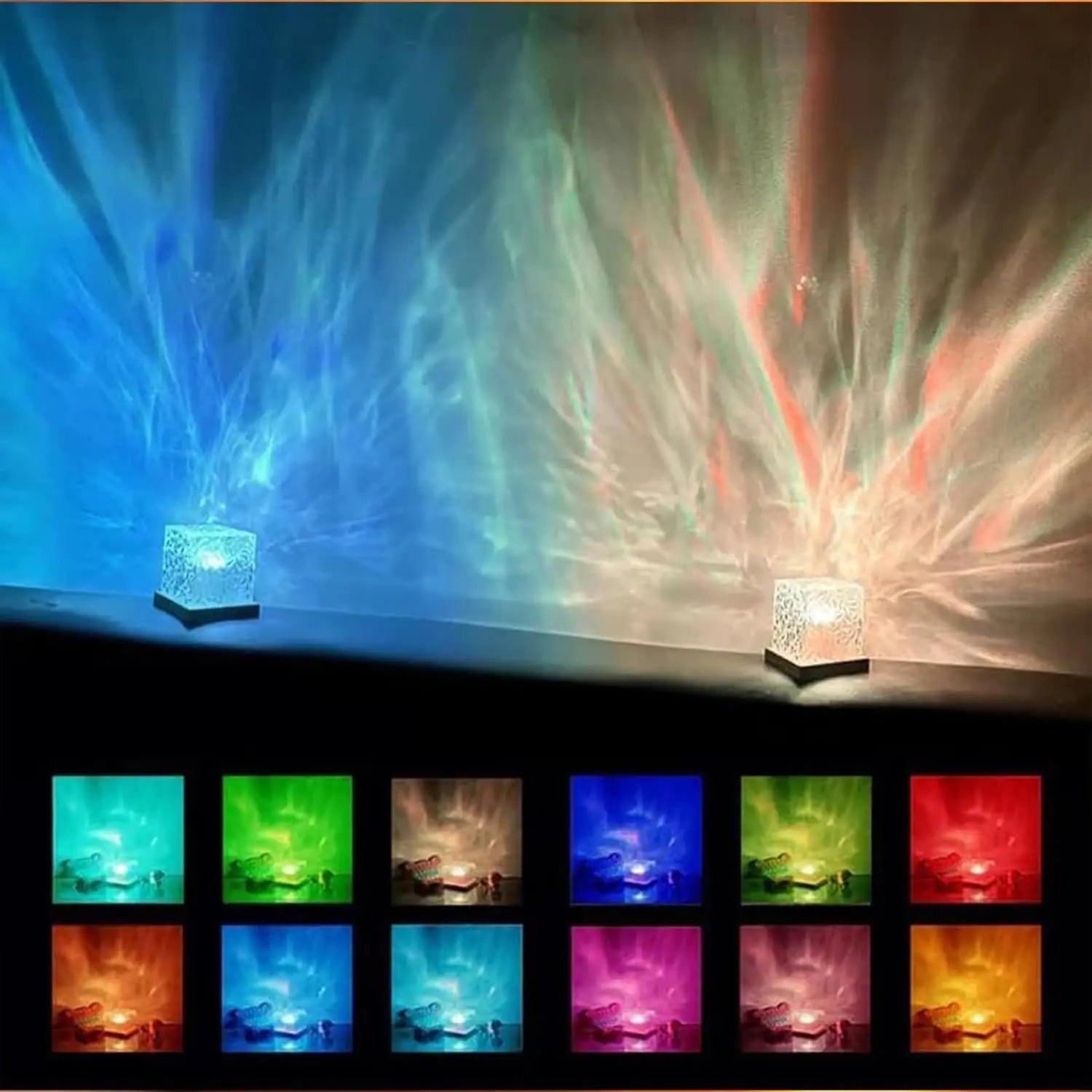 OOLAMP™ Ocean Wave Projector Lamp 16 Colors